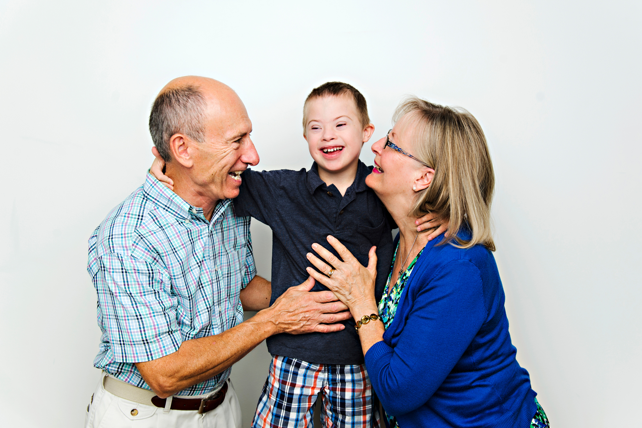 grandson with grandparents