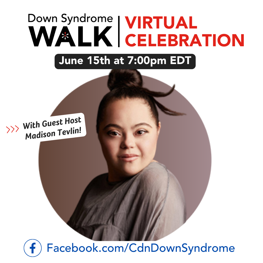 You're invited to the Down Syndrome Walk Virtual Celebration!