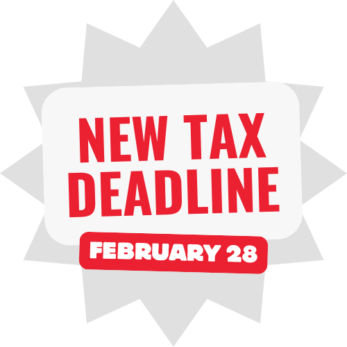 New tax receipt deadline extended to February 28 2025